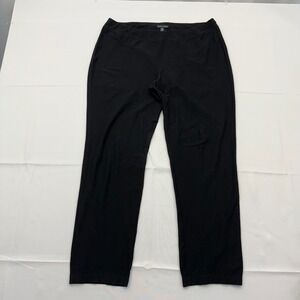 Eileen Fisher Crepe Slim System Ankle Pants Womens Medium Mid Rise Washable READ